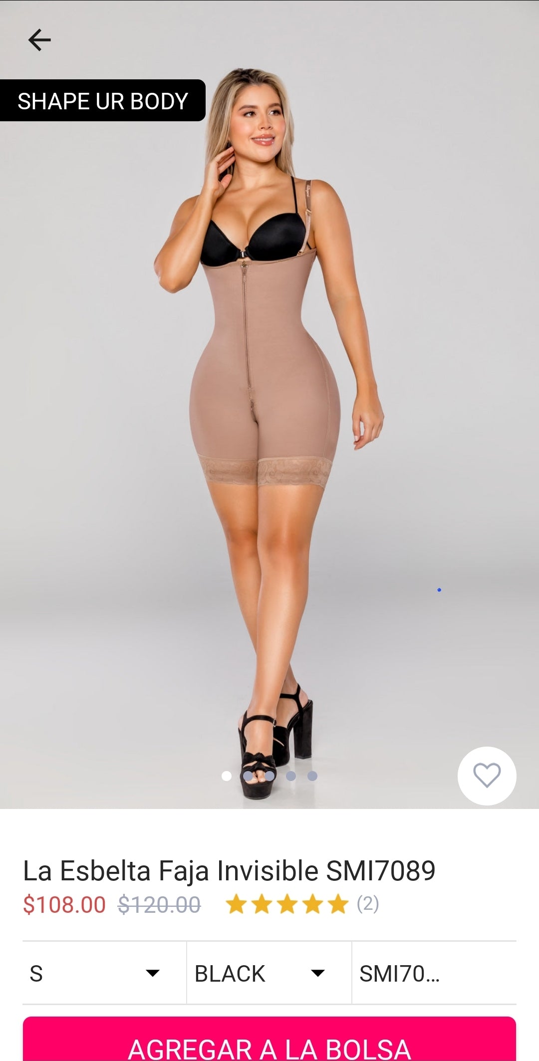 Faja moldeadora de realce natural levanta cola, a
media pierna con tirantes removibles. Permite
que tu figura se beneficie de las cualidades de
nuestra faja úsala debajo de tu ropa nadie notará
que la llevas puesta. Ideal para el uso diario
Con efecto inv