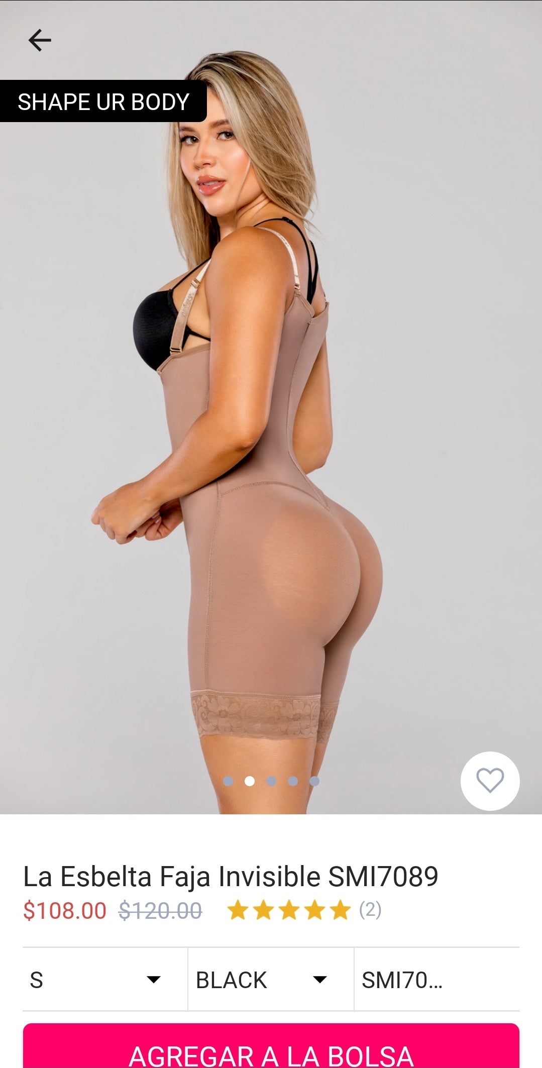 Faja moldeadora de realce natural levanta cola, a
media pierna con tirantes removibles. Permite
que tu figura se beneficie de las cualidades de
nuestra faja úsala debajo de tu ropa nadie notará
que la llevas puesta. Ideal para el uso diario
Con efecto inv